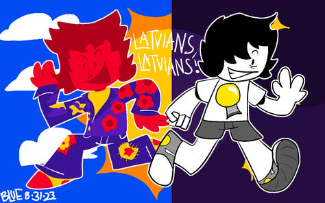 2 fellas based on songs made by latvians